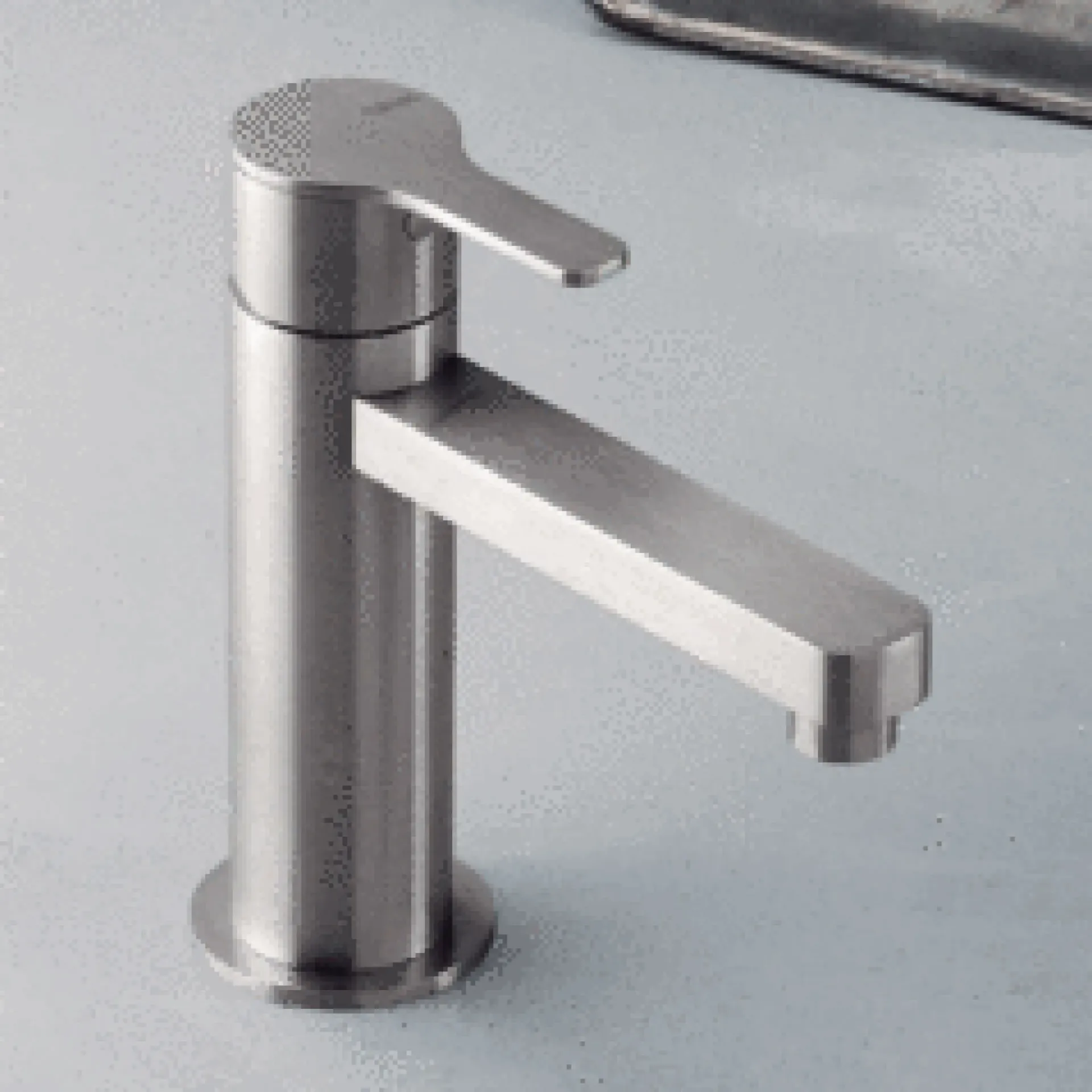 [MIS-FK150S51-HL] Grifo de Lavabo Monomando (disponible en 3 alturas) Serie Cricket de Twins - Cromo brillo (Sin Válvula Cromo, Estandard (150 mm))