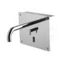 Grifo Mural Electrónico con Placa Cuadrada Serie Collectivities - Cromo